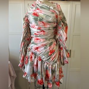 Donnèe Par Dieu Floral Long Sleeve Dress